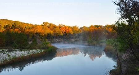 Upper Llano River in the fall